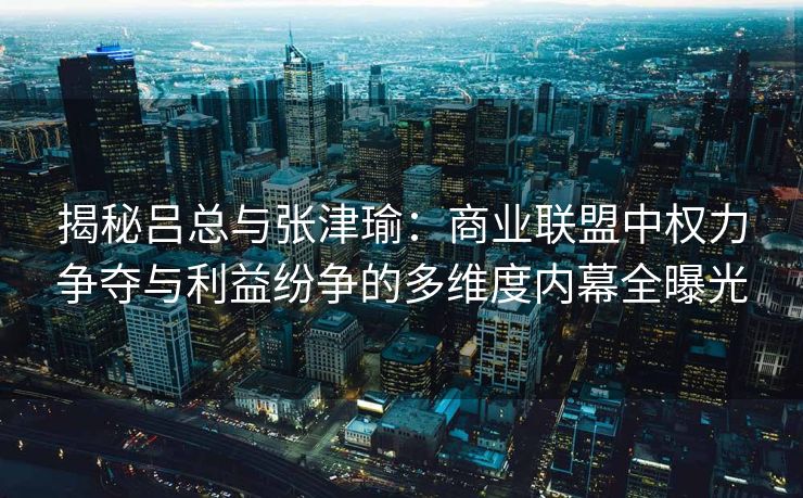揭秘吕总与张津瑜：商业联盟中权力争夺与利益纷争的多维度内幕全曝光